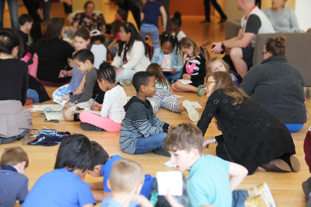 Students enjoying a field trip