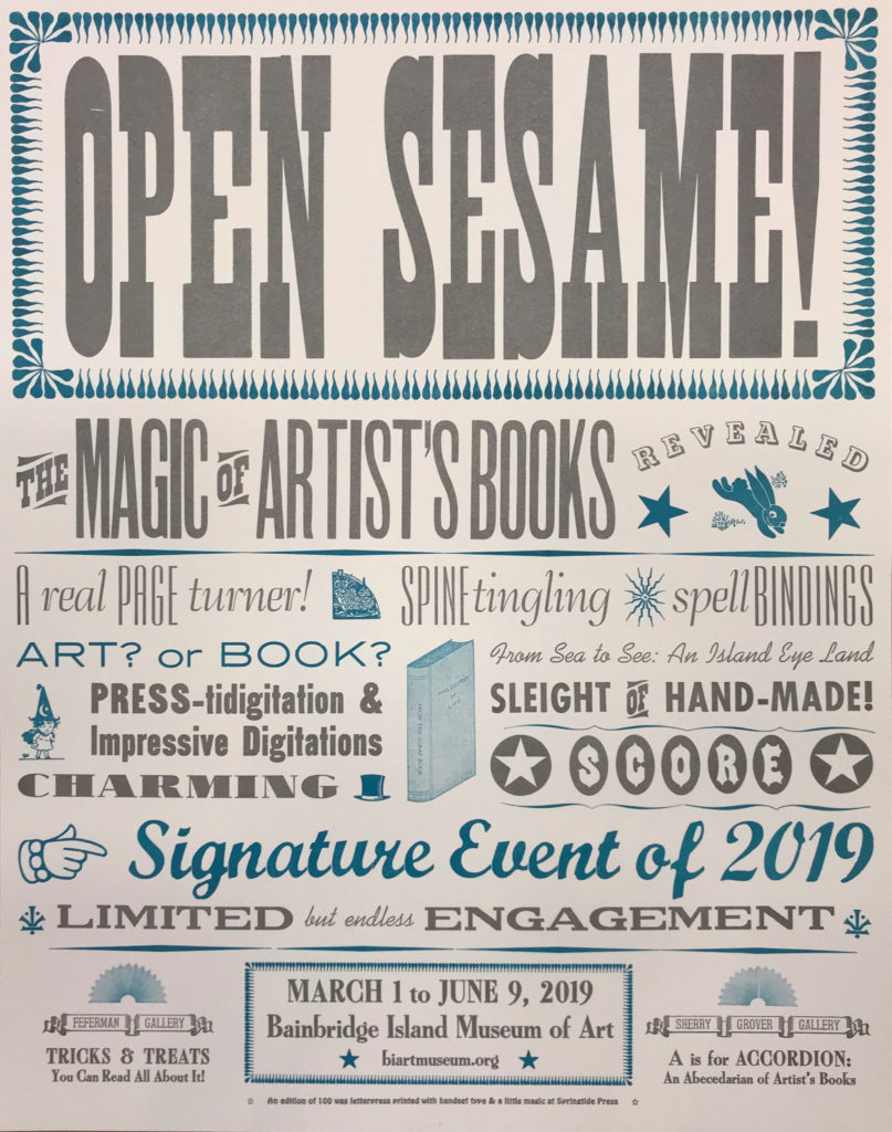 Open Sesame Poster by Jessica Spring