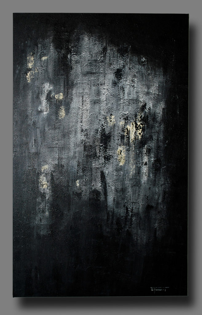 Earnest D. Thomas Old Souls acrylic on canvas, 48h x 30l inches Courtesy of the Artist