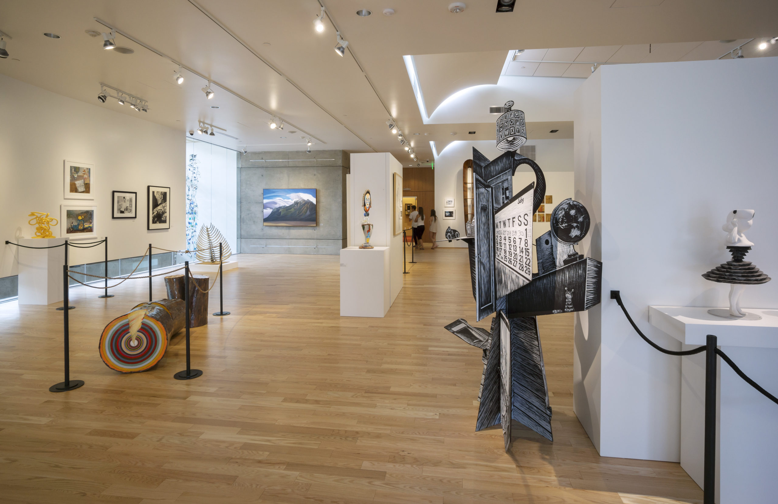 A peek into BIMA's inaugural exhibition, First Light, in June 2013. Photo by Art Grice.