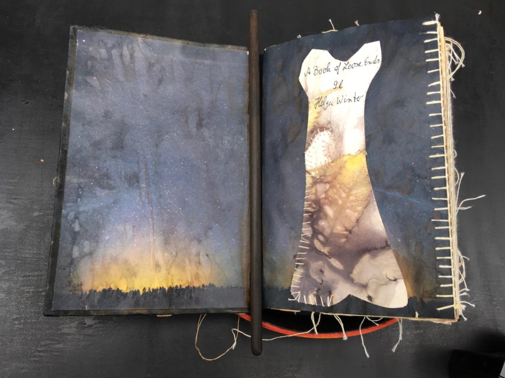 Helga Winter (Port Townsend), A Book of Loose Ends, 2019, mixed media, Courtesy of the Artist