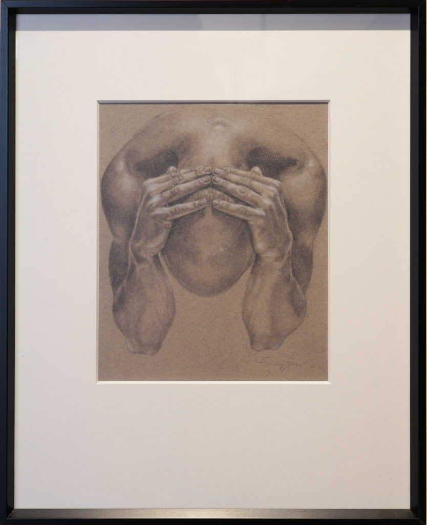 Heidi Lee (Bainbridge Island), Torn, 2012, graphite on paper, 20.4"h x 16.4"w (framed), BIMA Permanent Art Collection, Gift of John & Donna Fabian, photo credit: Art Grice