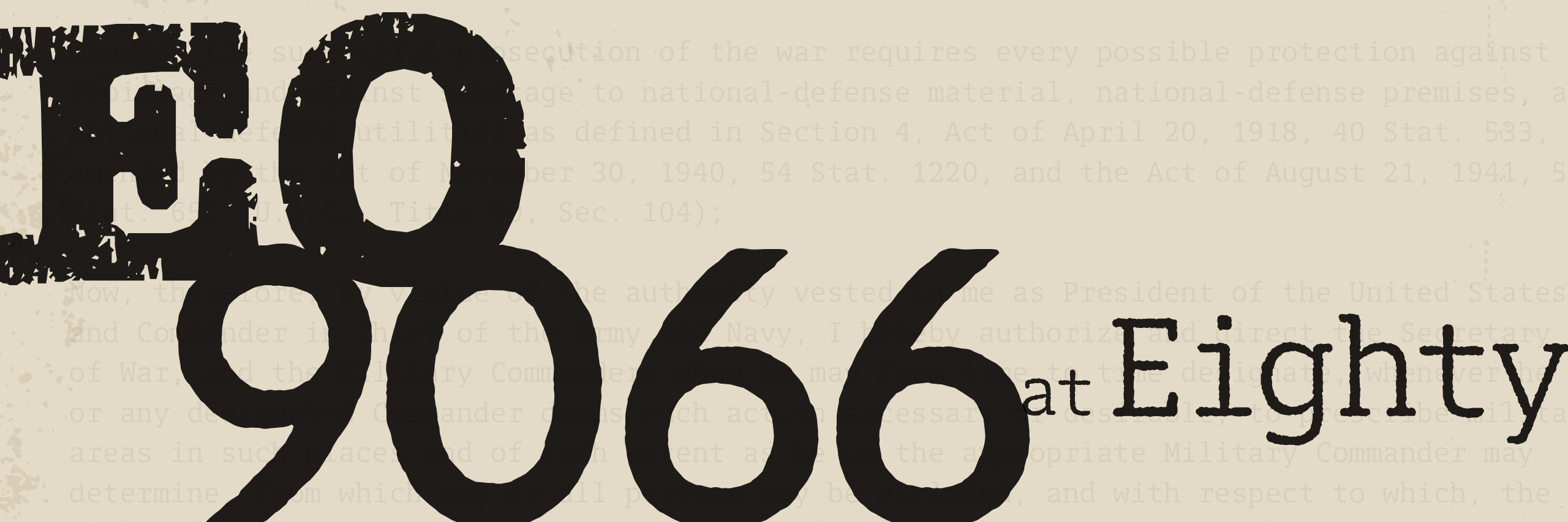 EO9066 Banner