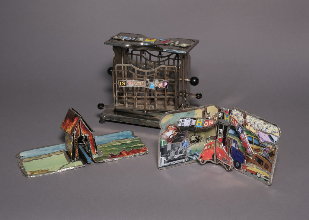 Kathy Ross (Harstine Island, WA), Toast and Jam, 2018, soldered tin, Cynthia Sears Artist's Books Collection