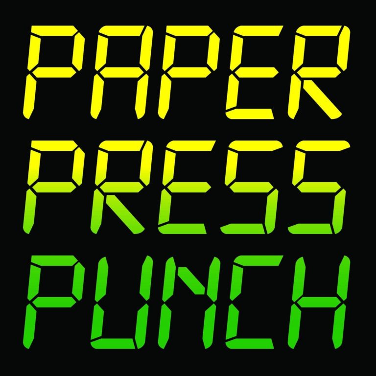 logo paper press punch