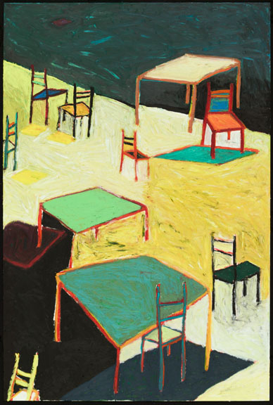 Caroline Cooley Browne (Bainbridge), Lifelong Friends 1, 2007, oil pastel, 41”h x 30”w (framed). BIMA Permanent Art Collection, Gift of the Artist.